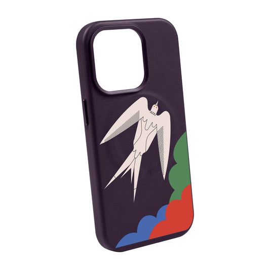 L’OISEAU LIBRE-iPhone 14 Pro Max Leather Kılıf MagSafe Özellikli
