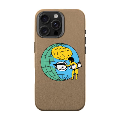 CREATIVE-iPhone 16 Pro Max Leather Premium Kılıf MagSafe Özellikli