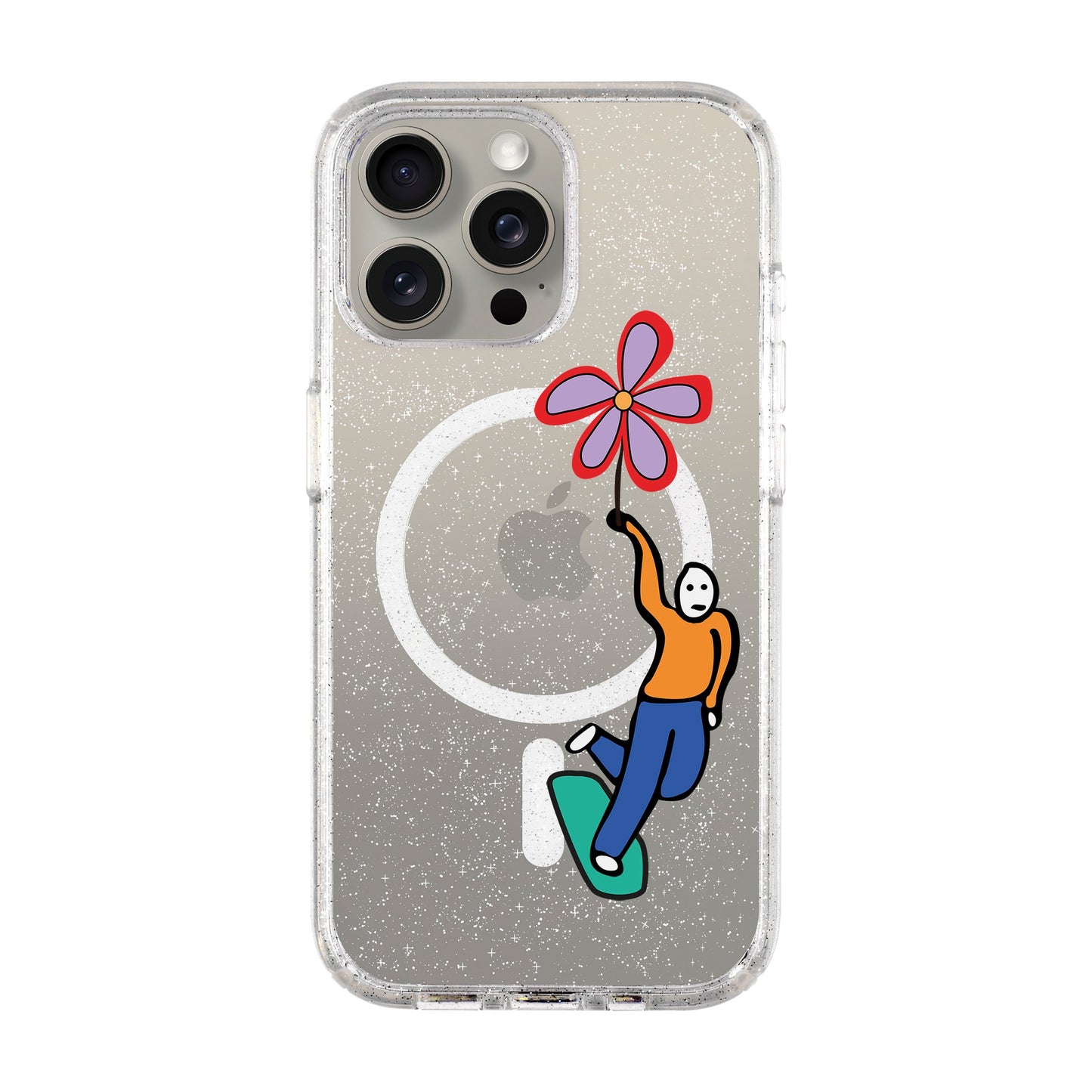 SKATEBOARDER-iPhone 15 Pro Max Shiny Kılıf MagSafe Özellikli