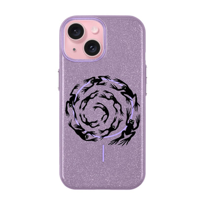 SWIRLING FROGS-iPhone 15 Plus Radiant Kılıf MagSafe Özellikli