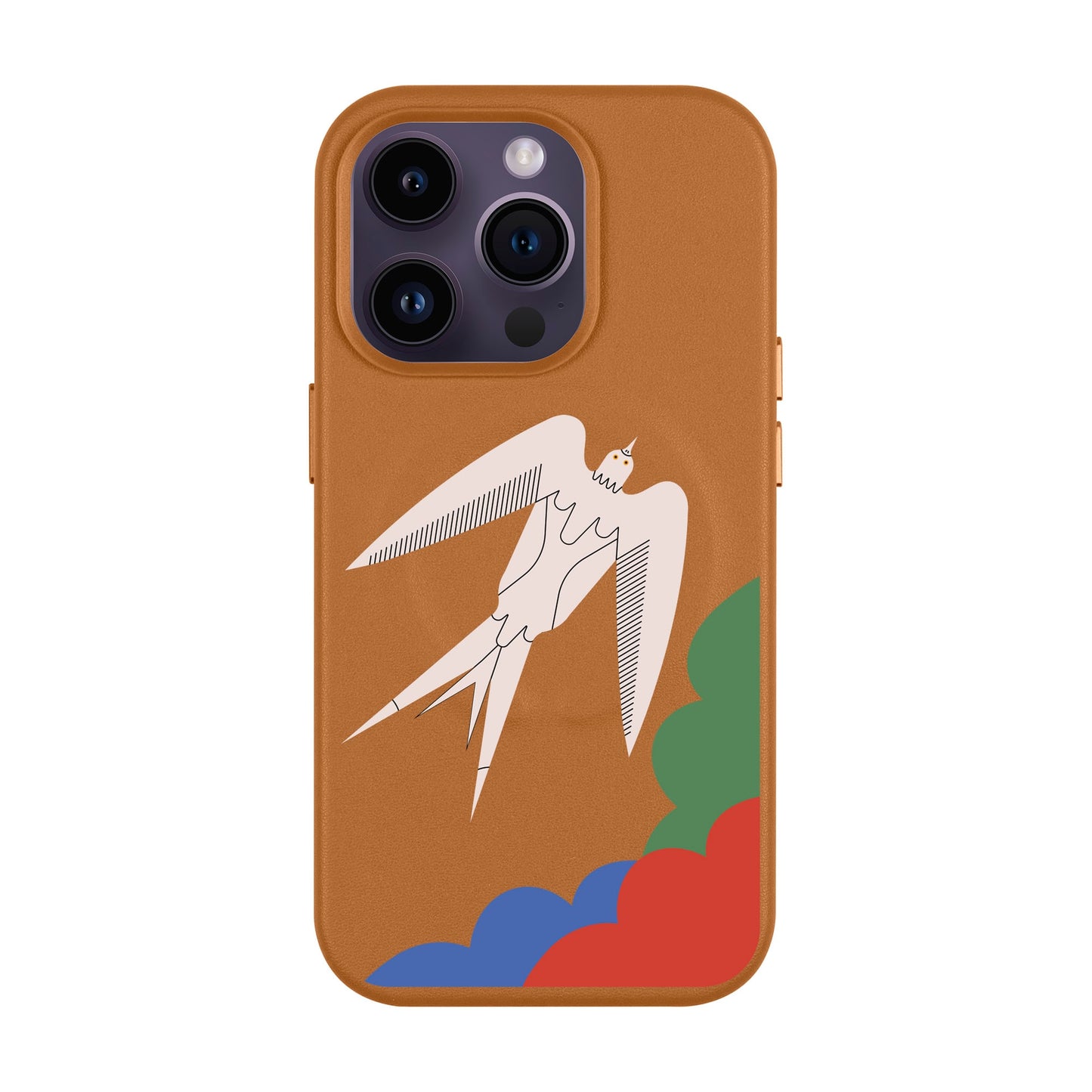 L’OISEAU LIBRE-Leather Kılıf MagSafe Özellikli - iPhone 14 Pro