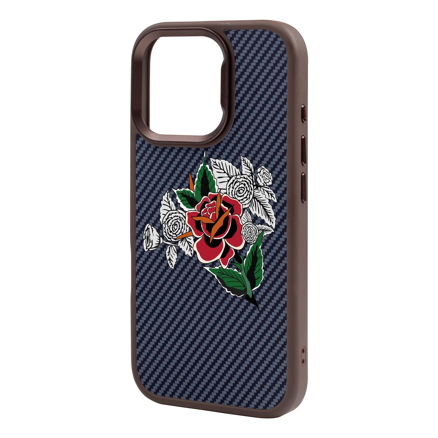 DRY ROSE-iPhone 16 Pro Max Plaid Kılıf MagSafe Özellikli