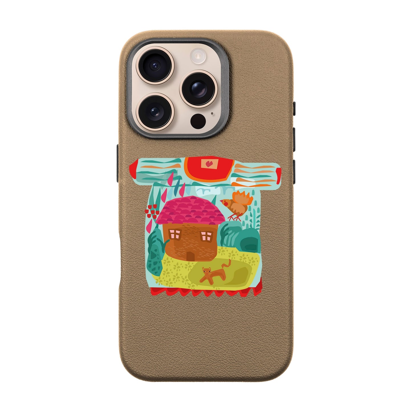 SİHİRLİ KAZAK-iPhone 16 Pro Leather Premium Kılıf MagSafe Özellikli