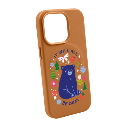 BE OKEY-iPhone 14 Plus Leather Kılıf MagSafe Özellikli