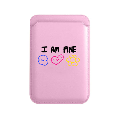 I AM FINE-Leather Kartlık