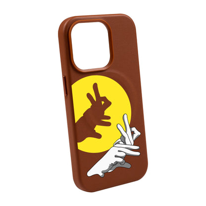 BUNNY-iPhone 14 Pro Max Leather Kılıf MagSafe Özellikli