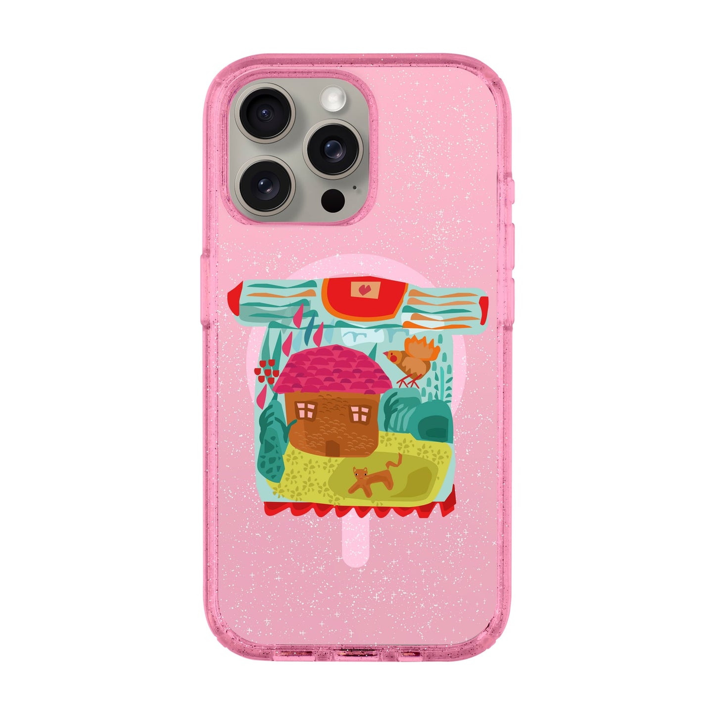 SİHİRLİ KAZAK-iPhone 15 Pro Max Shiny Kılıf MagSafe Özellikli