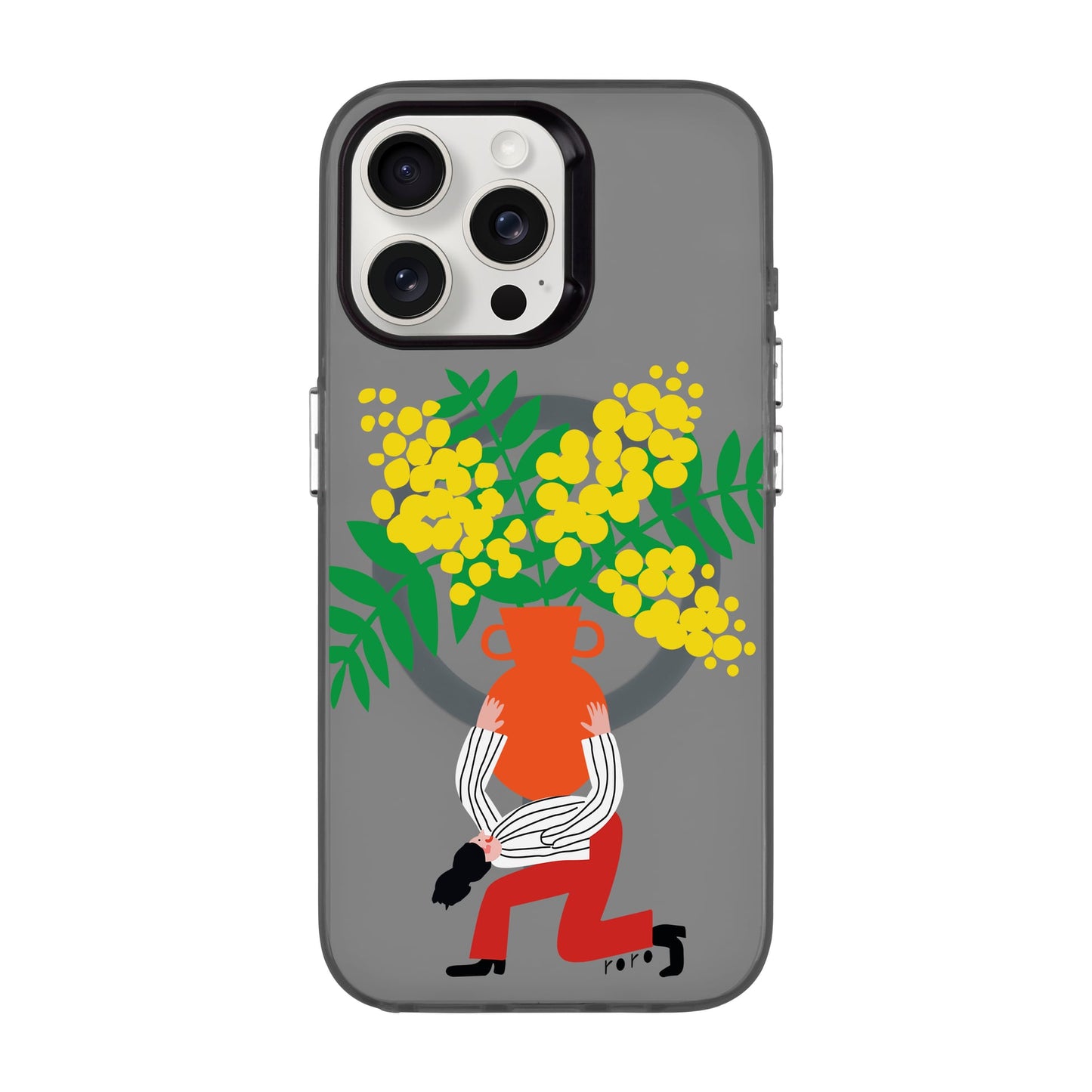 VASE-iPhone 15 Pro Max Hold Kılıf MagSafe Özellikli