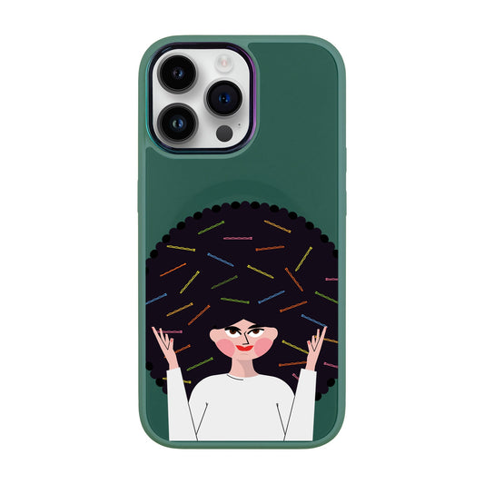 TANGLES OF HAPPINESS-iPhone 13 Pro Max Vigor Kılıf MagSafe Özellikli