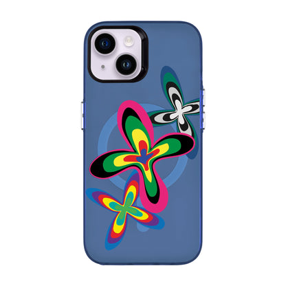 COLOR FLOWER-iPhone 14 Hold Kılıf MagSafe Özellikli