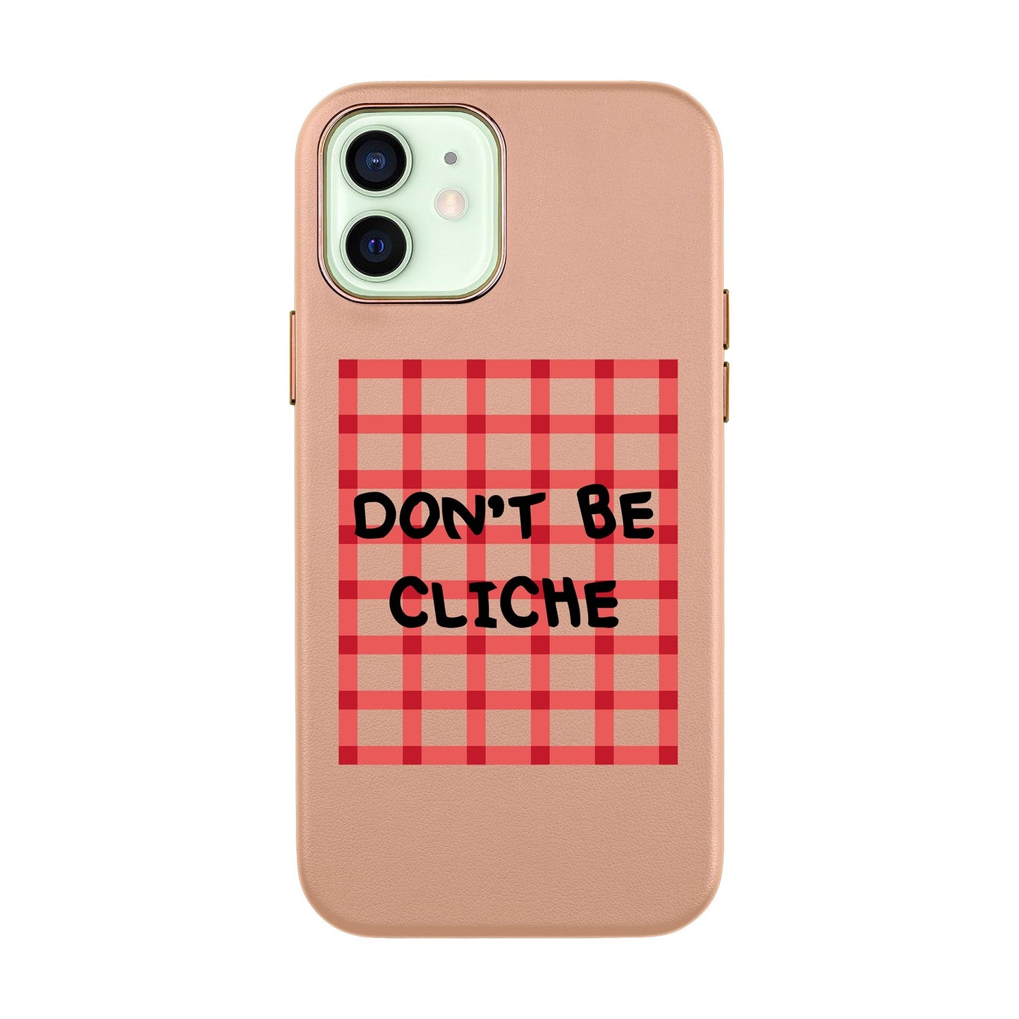 DON'T BE CLICHE-iPhone Xs Max Leather Kılıf