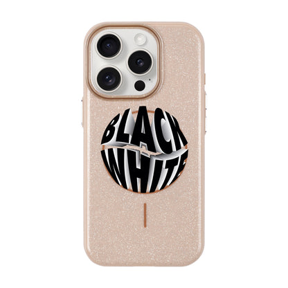 BLACK WHITE-Radiant Kılıf MagSafe Özellikli - iPhone 15 Pro