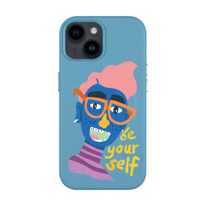 BE YOUR SELF-iPhone 13 Leather Kılıf MagSafe Özellikli