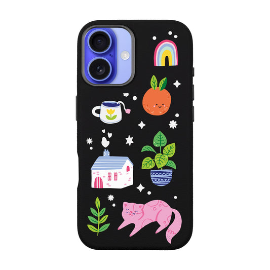 FRESH SPRING-iPhone 16 Leather Premium Kılıf MagSafe Özellikli