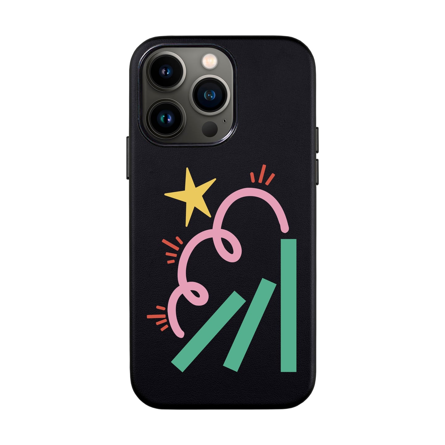 DOMINO-iPhone 13 Pro Leather Kılıf