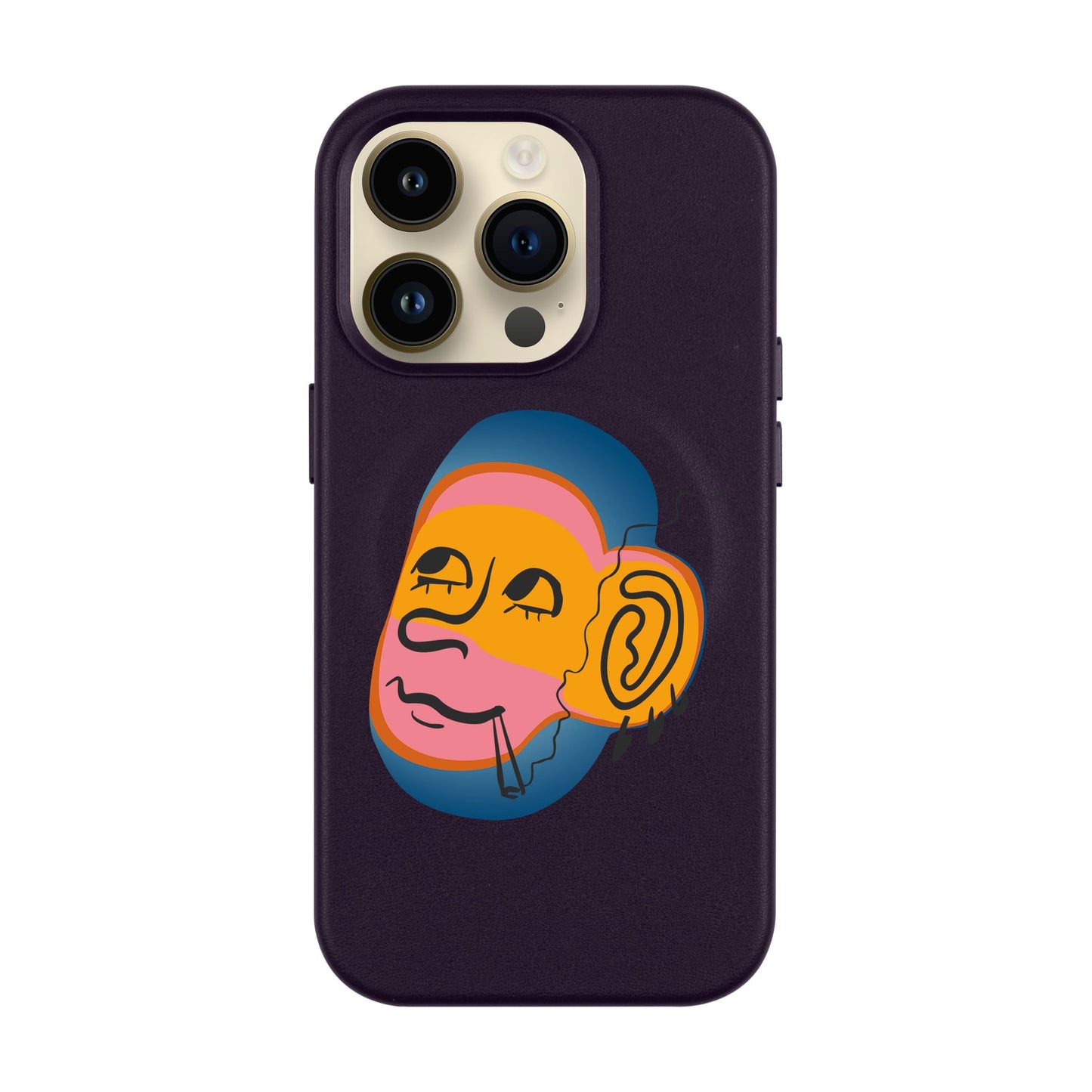 CLIMBING-Leather Kılıf MagSafe Özellikli - iPhone 14 Pro