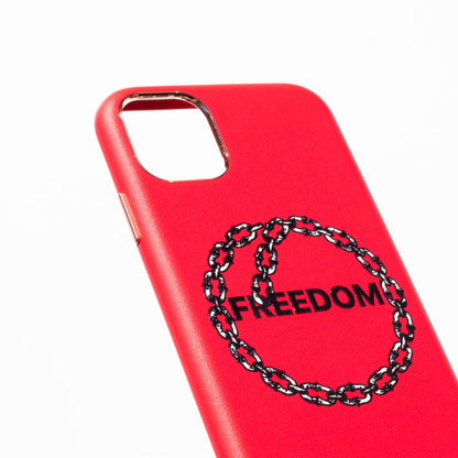 FREEDOM-iPhone 11 Pro Max Leather Kılıf