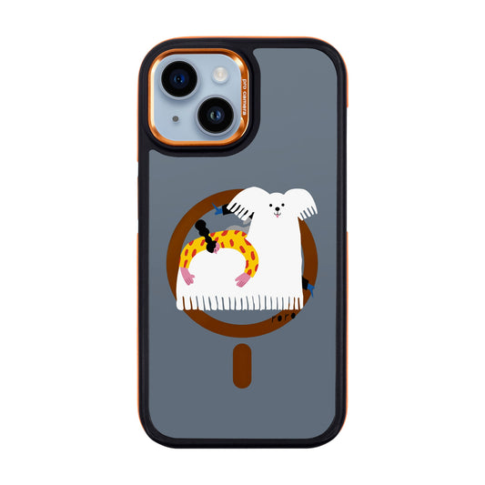 FANCY DOG-iPhone 14 Dark Kılıf MagSafe Özellikli