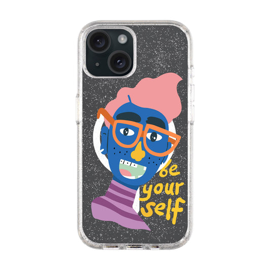 BE YOUR SELF-iPhone 14 Plus Shiny Kılıf MagSafe Özellikli