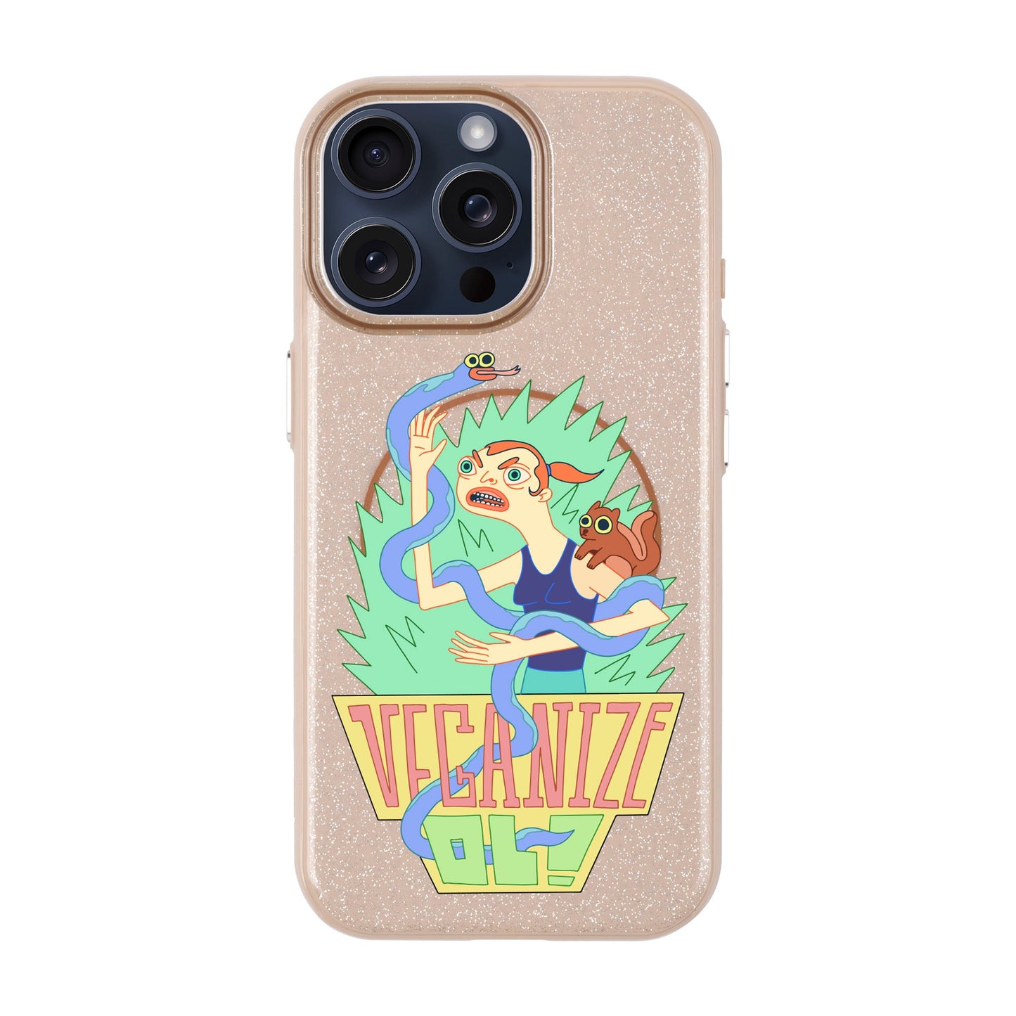 VEGANİZE-iPhone 15 Pro Max Radiant Kılıf MagSafe Özellikli