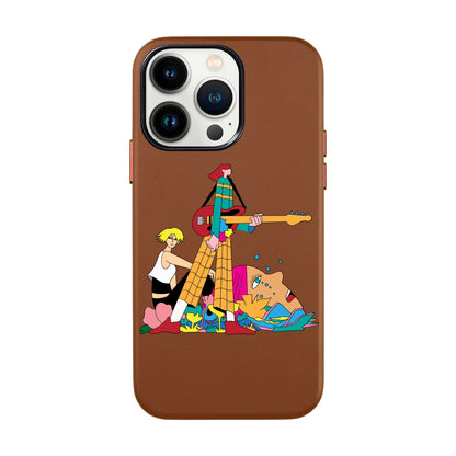 HER BAND-iPhone 13 Pro Leather Kılıf