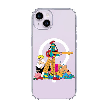 HER BAND-iPhone 14 Plus Solid Kılıf MagSafe Özellikli