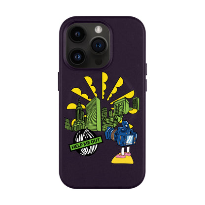 HELP ME OUT-Leather Kılıf MagSafe Özellikli - iPhone 14 Pro