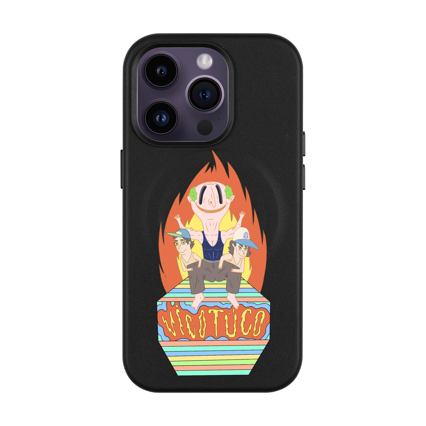 VİCOTÜCO ADAM-Leather Kılıf MagSafe Özellikli - iPhone 14 Pro