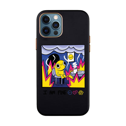 I AM FINE-iPhone X / Xs Leather Kılıf