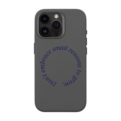 GROW-iPhone 14 Pro Max Leather Premium Kılıf MagSafe Özellikli