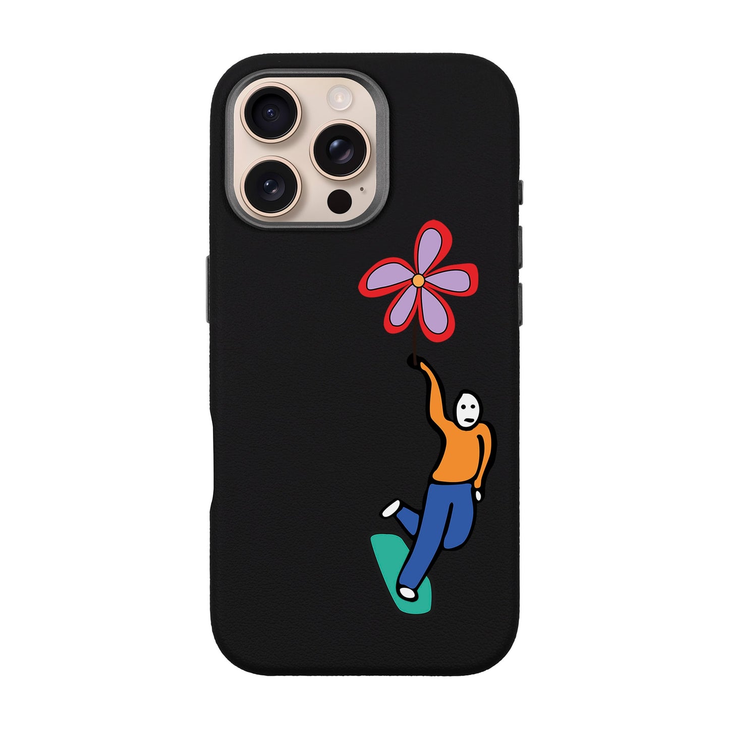 SKATEBOARDER-iPhone 16 Pro Max Leather Premium Kılıf MagSafe Özellikli