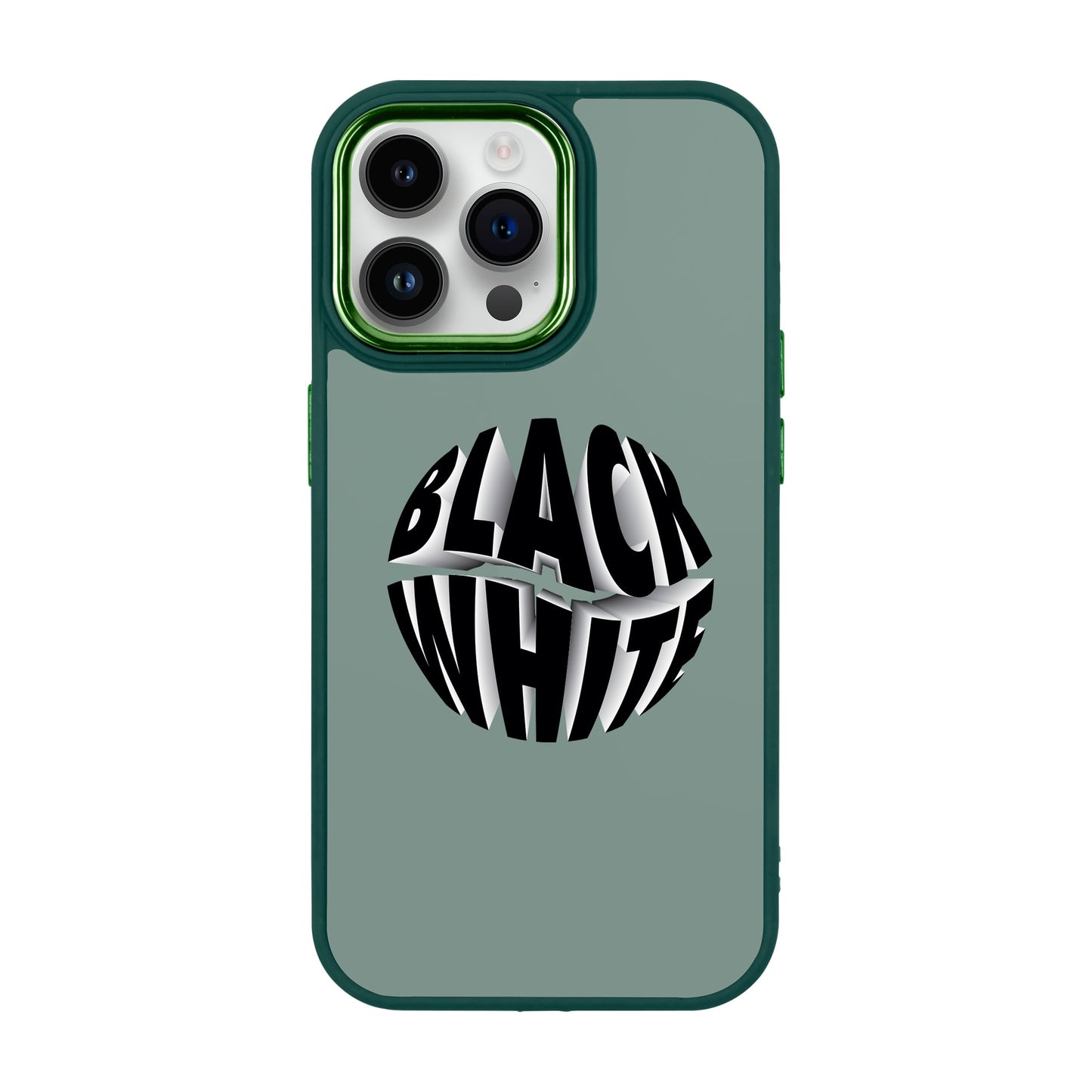 BLACK WHITE-iPhone 14 Pro Max Proof Kılıf