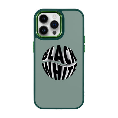 BLACK WHITE-iPhone 14 Pro Max Proof Kılıf