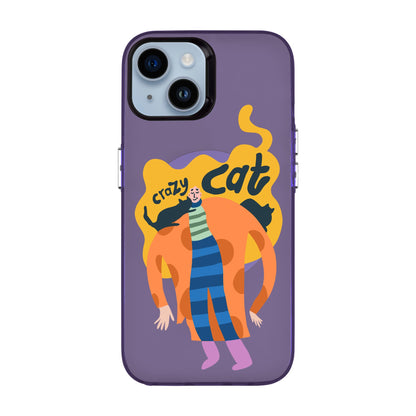 CRAZY CAT-iPhone 14 Hold Kılıf MagSafe Özellikli