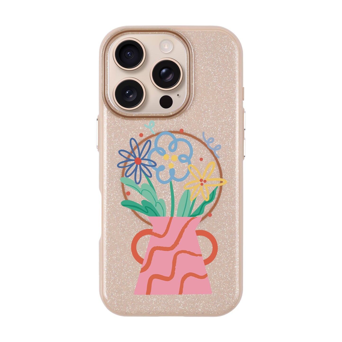 PINK VASE-iPhone 16 Pro Radiant Kılıf MagSafe Özellikli