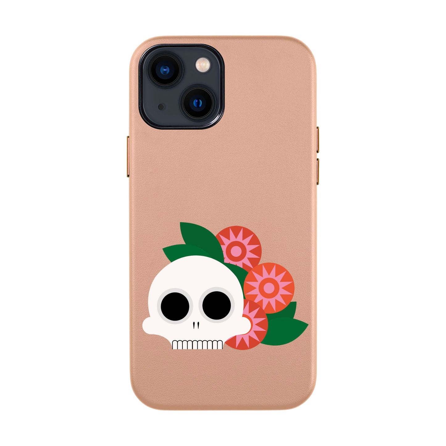 MEMENTO BLOOM-iPhone 13 Mini Leather Kılıf