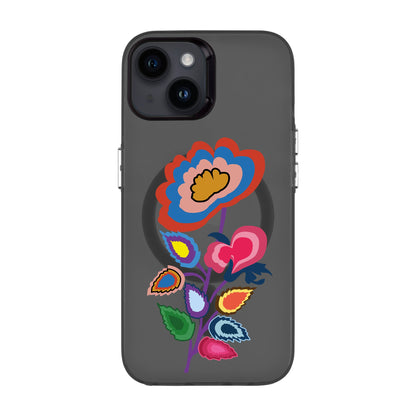 KNITTED FLOWER-iPhone 14 Hold Kılıf MagSafe Özellikli