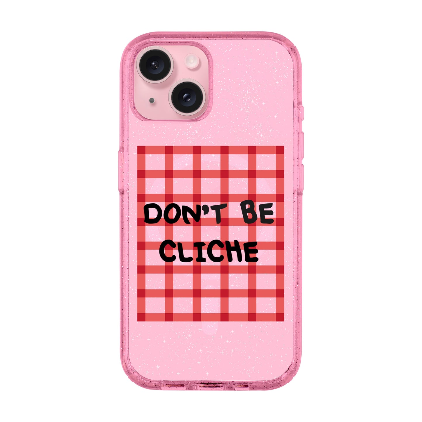 DON'T BE CLICHE-iPhone 15 Plus Shiny Kılıf MagSafe Özellikli