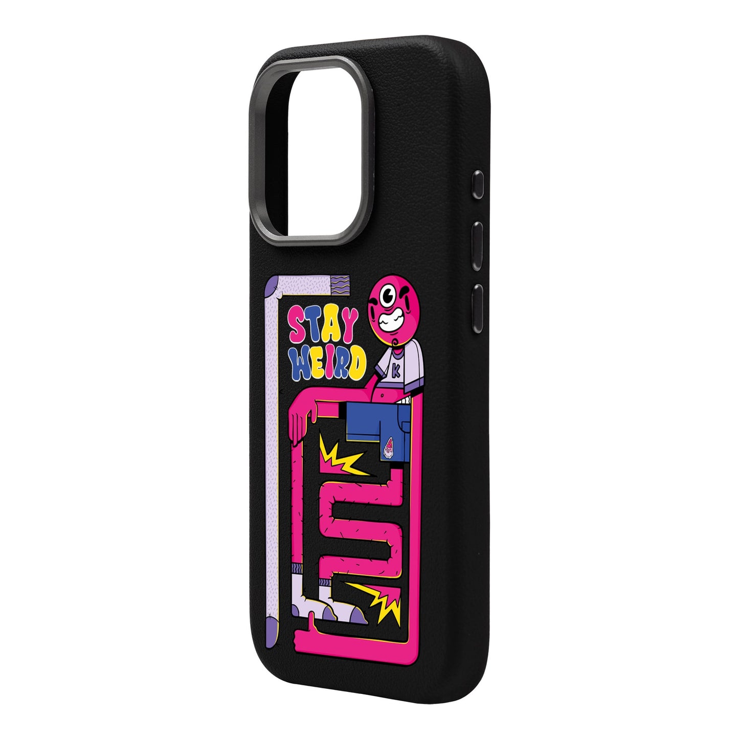 OG TOOTHY-iPhone 16 Leather Premium Kılıf MagSafe Özellikli