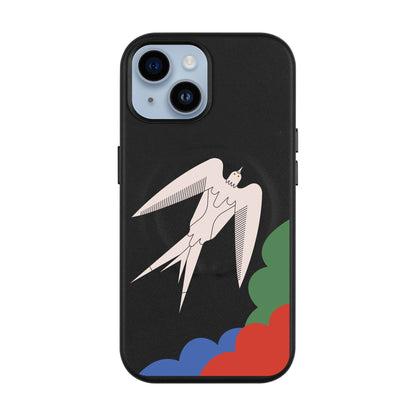 L’OISEAU LIBRE-Leather Kılıf MagSafe Özellikli - iPhone 13