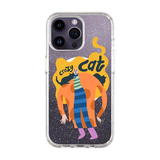 CRAZY CAT-iPhone 14 Pro Max Shiny Kılıf MagSafe Özellikli