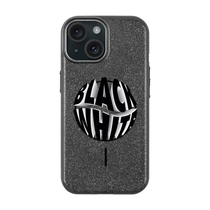 BLACK WHITE-iPhone 15 Plus Radiant Kılıf MagSafe Özellikli