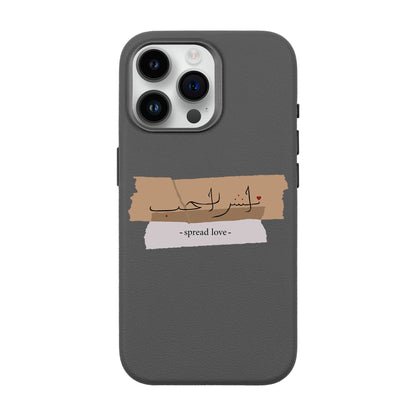 SPREAD LOVE-iPhone 14 Pro Max Leather Premium Kılıf MagSafe Özellikli