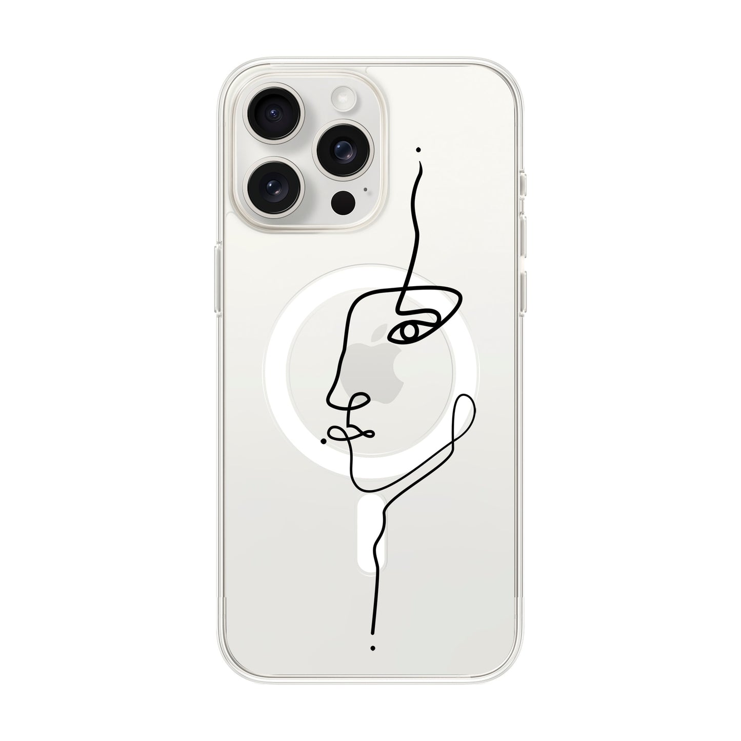 FACE-iPhone 15 Pro Max Solid Kılıf MagSafe Özellikli