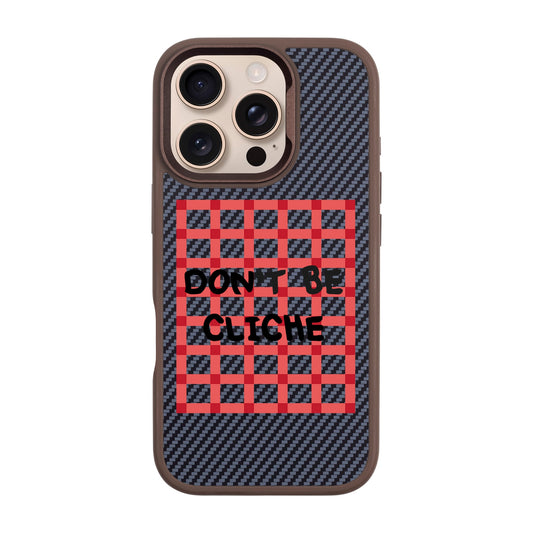 DON'T BE CLICHE-iPhone 16 Pro Plaid Kılıf MagSafe Özellikli