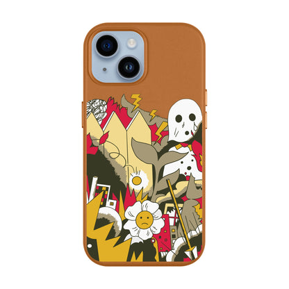 EVERYTHING IS BURNING-Leather Kılıf MagSafe Özellikli - iPhone 13