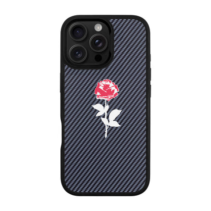 NATUREL ROSE-iPhone 16 Pro Max Plaid Kılıf MagSafe Özellikli