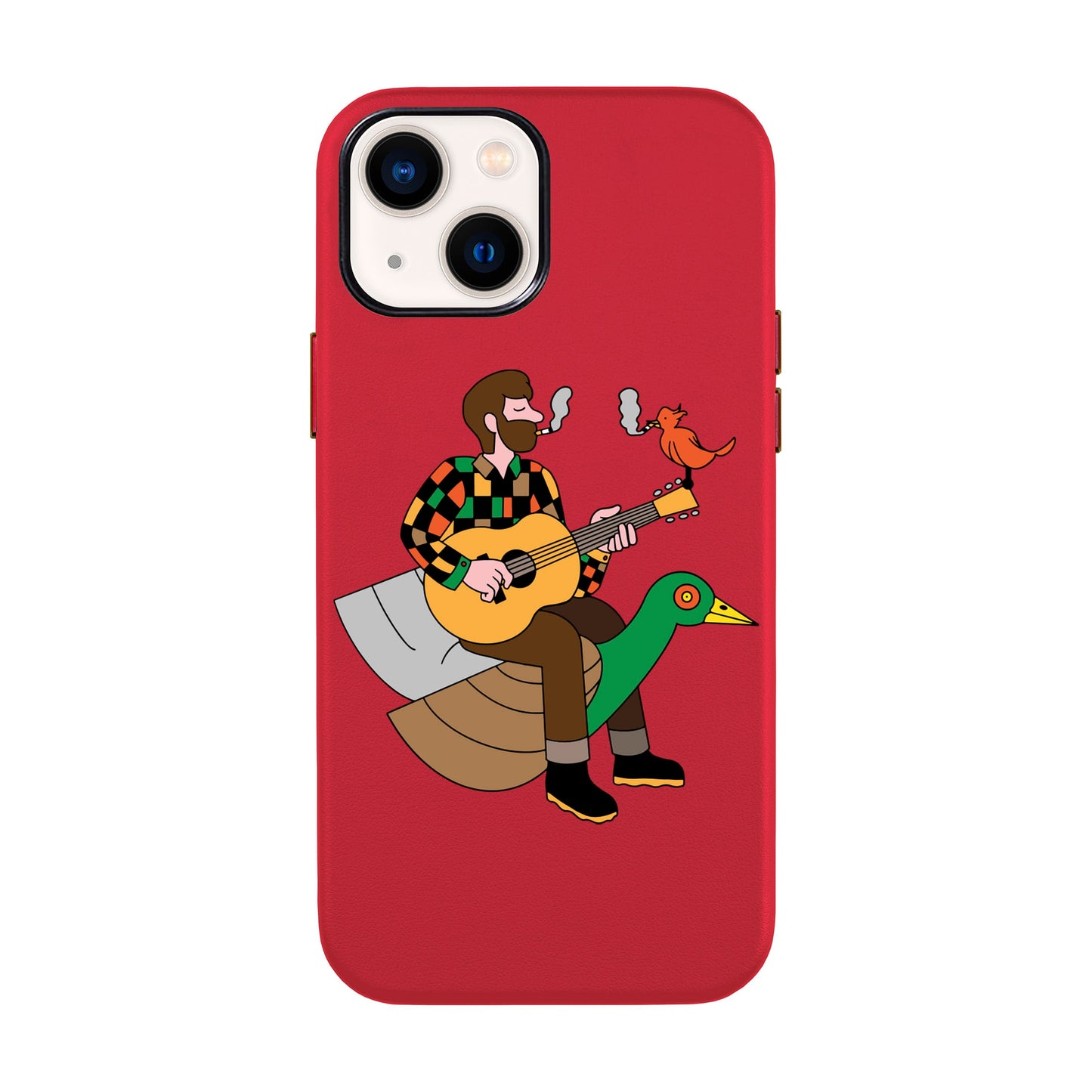 BIRDS OF A FEATHER-iPhone 14 Leather Kılıf