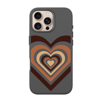 HEART-iPhone 16 Pro Max Leather Premium Kılıf MagSafe Özellikli