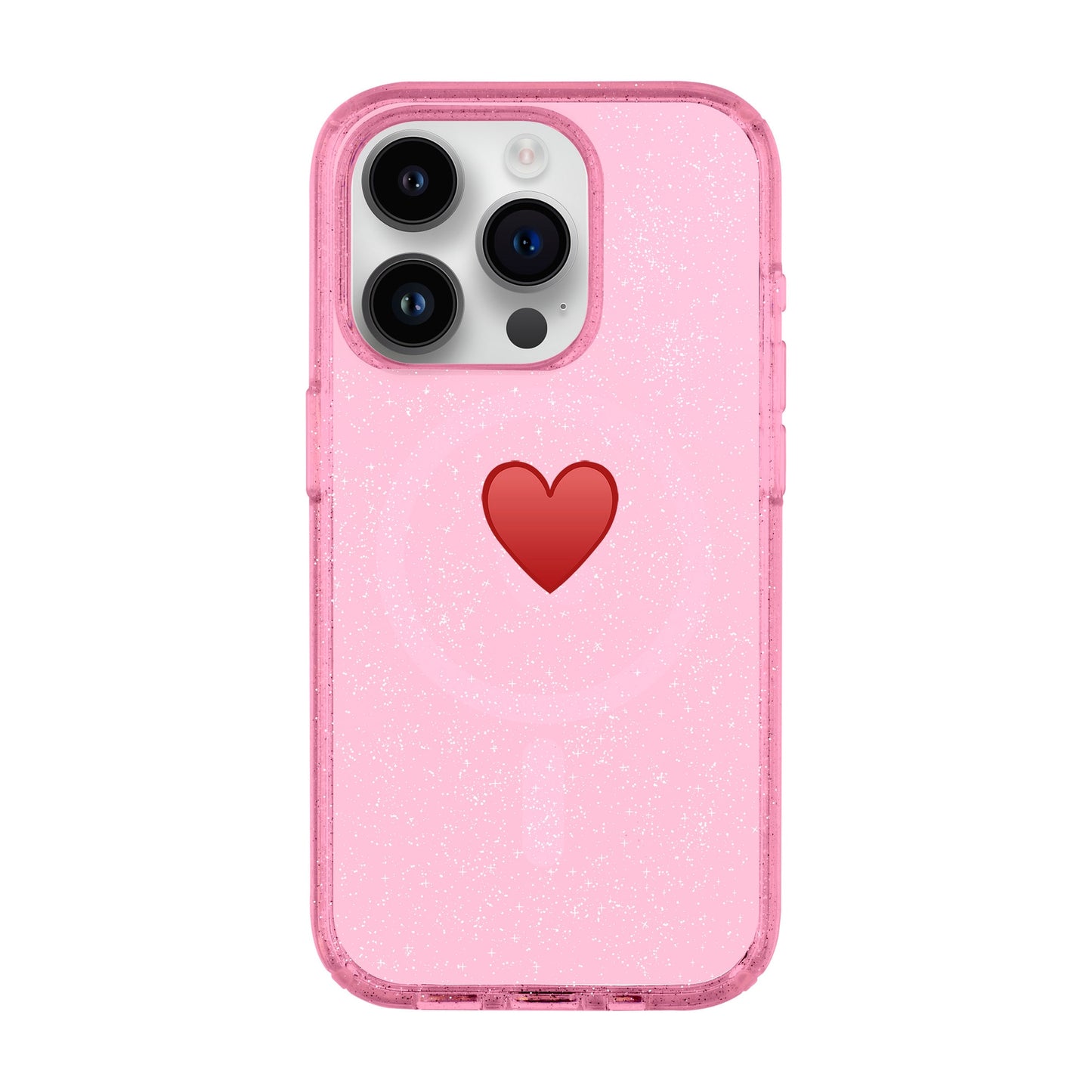 SPREAD HEART-iPhone 14 Pro Shiny Kılıf MagSafe Özellikli